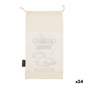 Ensemble de sac alimentaire réutilisable Quttin Bread 25 x 45 cm (24 Unités)