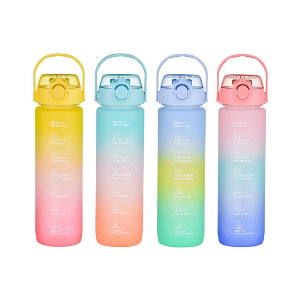 Wasserflasche Bewinner Bunt 800 ml 7,3 x 7,3 x 23,5 (12 Stück)