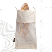 Ensemble de sac alimentaire réutilisable Quttin Bread 25 x 45 cm (24 Unités)
