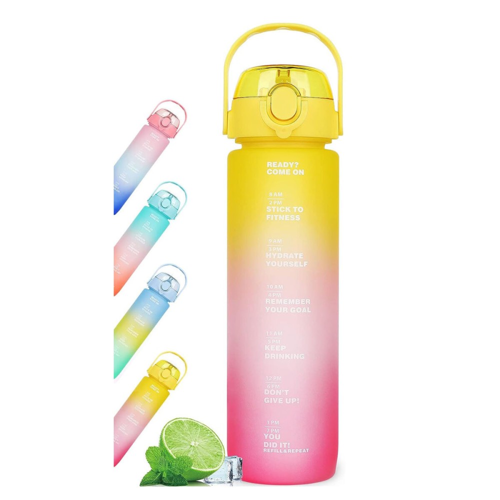 Wasserflasche Bewinner Bunt 800 ml 7,3 x 7,3 x 23,5 (12 Stück)