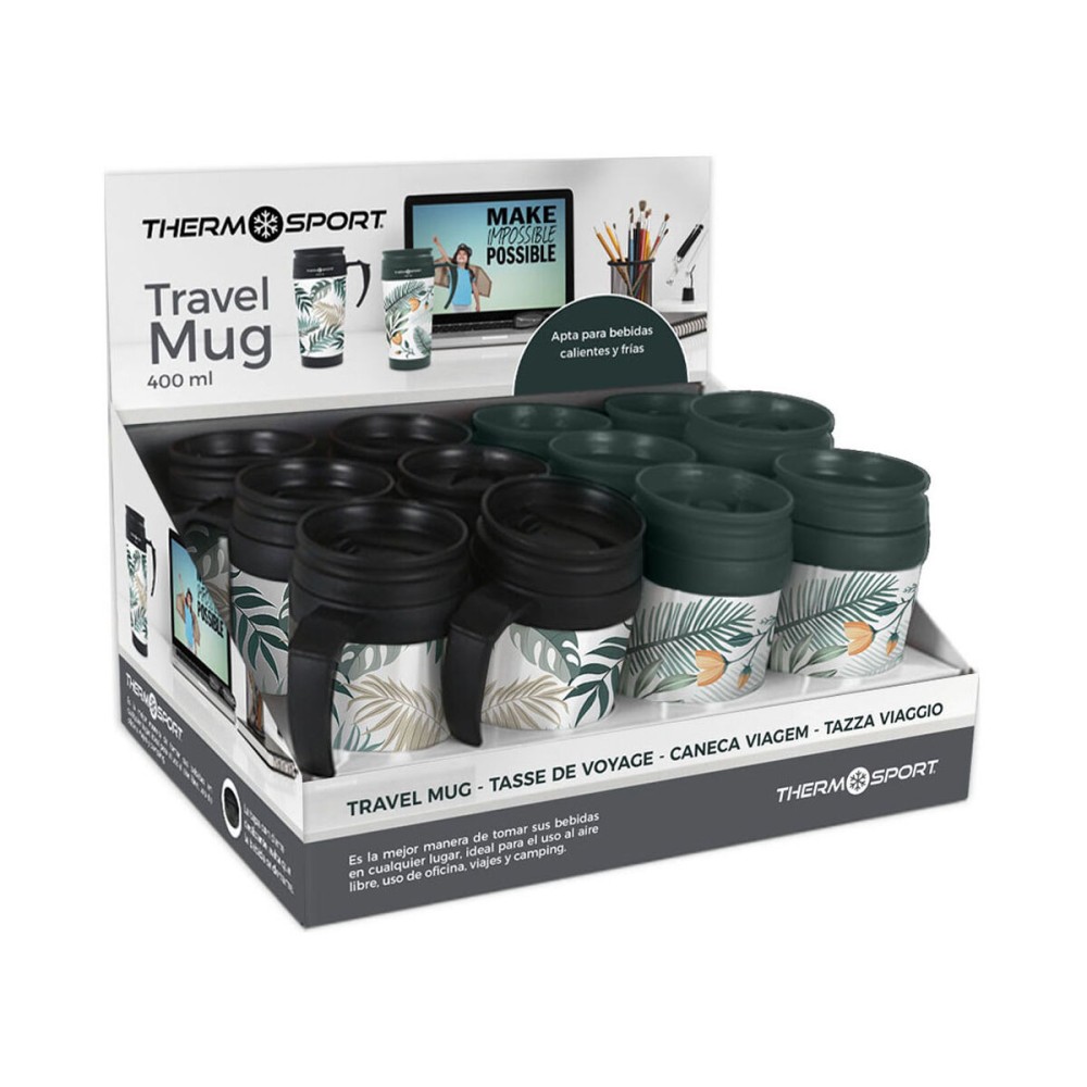 Thermal Cup with Lid ThermoSport 400 ml 0,4 l (12 Units)