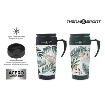 Thermobecher mit Deckel ThermoSport 400 ml 0,4 l (12 Stück)