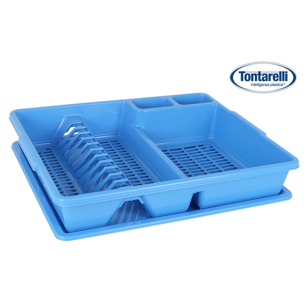 Abtropfsieb für die Spüle Tontarelli SCOLAP Blau 47 x 38 x 8,5 cm (12 Stück)