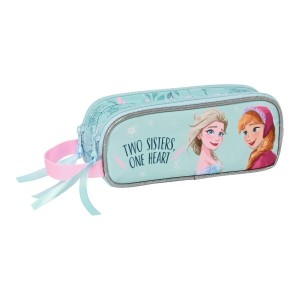 Trousse d'écolier Frozen One heart Vert turquoise 21 x 8 x 6 cm