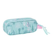 Trousse d'écolier Frozen One heart Vert turquoise 21 x 8 x 6 cm