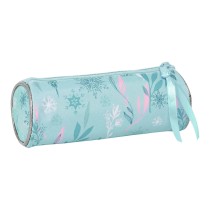 Trousse d'écolier cylindrique Frozen One heart Vert turquoise 20 x 7 x 7 cm