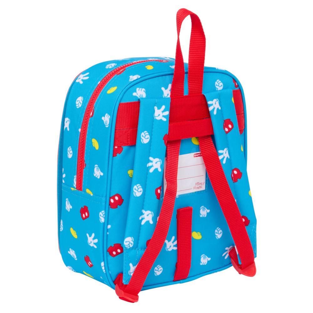 Kinderrucksack Mickey Mouse Clubhouse Fantastic Blau Rot 22 x 27 x 10 cm