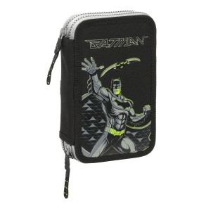 Doppel-Federtasche Batman Game over Schwarz 12.5 x 19.5 x 4 cm Doppel-Federtasche 29 Stücke