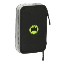 Doppel-Federtasche Batman Game over Schwarz 12.5 x 19.5 x 4 cm Doppel-Federtasche 29 Stücke
