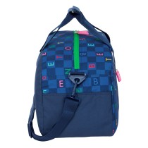 Sports bag Benetton Damero Navy Blue 50 x 26 x 20 cm