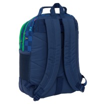 School Bag Benetton Damero Navy Blue 32 x 42 x 15 cm