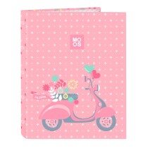 Ring binder Moos Passion Multicolour A4 26.5 x 33 x 4 cm