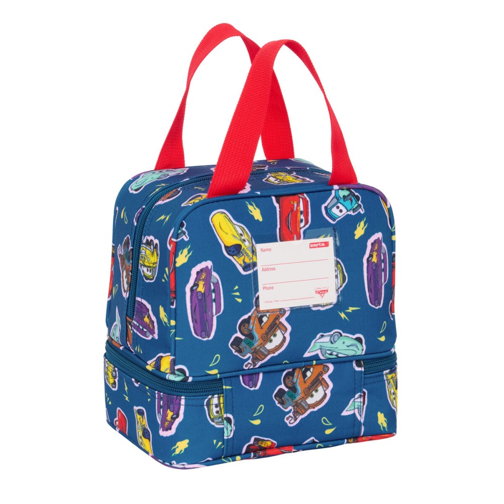 Lunchbox Cars Racing Navy Blue 20 x 20 x 15 cm