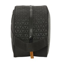 Nécessaire de Voyage BlackFit8 Old school Noir Gris Recyclable 26 x 15 x 12 cm