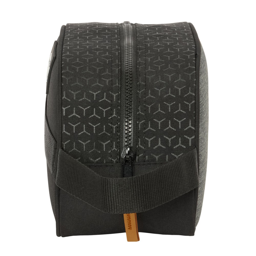 Nécessaire de Voyage BlackFit8 Old school Noir Gris Recyclable 26 x 15 x 12 cm