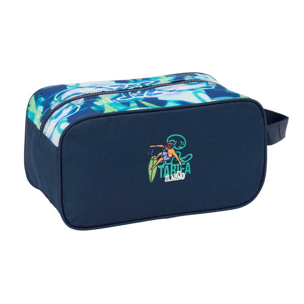 Schuhtasche für die Reise El Niño Kook Marineblau 29 x 15 x 14 cm