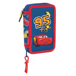 Plumier double Cars Racing Blue marine 12.5 x 19.5 x 4 cm Plumier double 29 Pièces