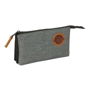 Allzwecktasche BlackFit8 Old school Schwarz Grau 22 x 12 x 3 cm