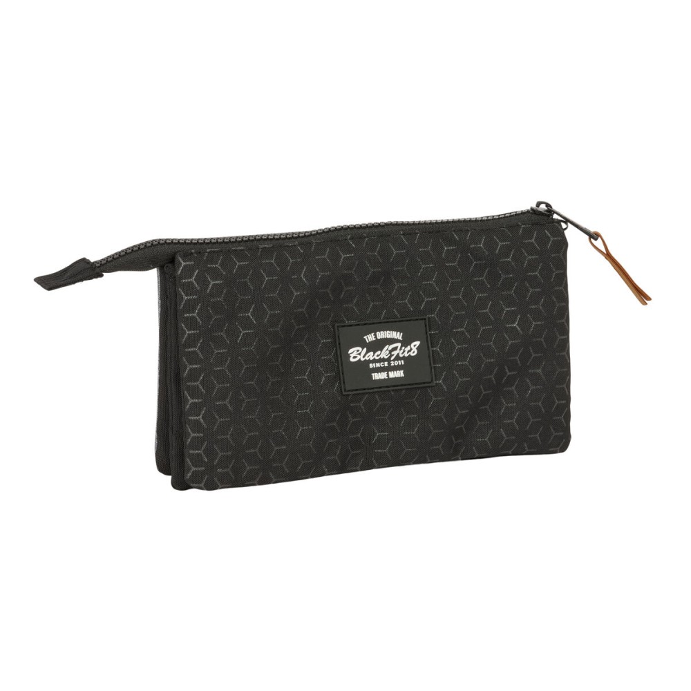Allzwecktasche BlackFit8 Old school Schwarz Grau 22 x 12 x 3 cm