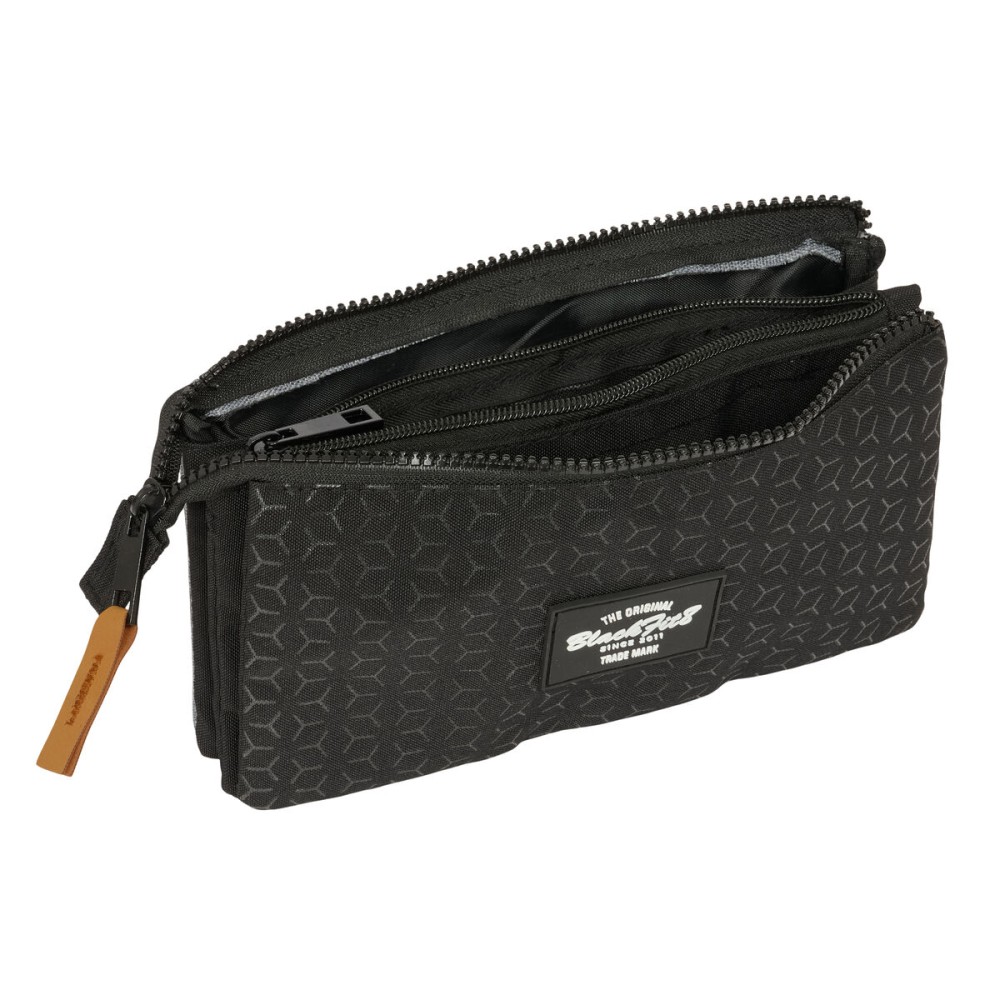 Allzwecktasche BlackFit8 Old school Schwarz Grau 22 x 12 x 3 cm