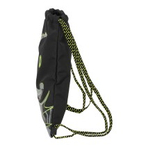 Rucksacktasche mit Bändern Batman Game over Schwarz 35 x 40 x 1 cm