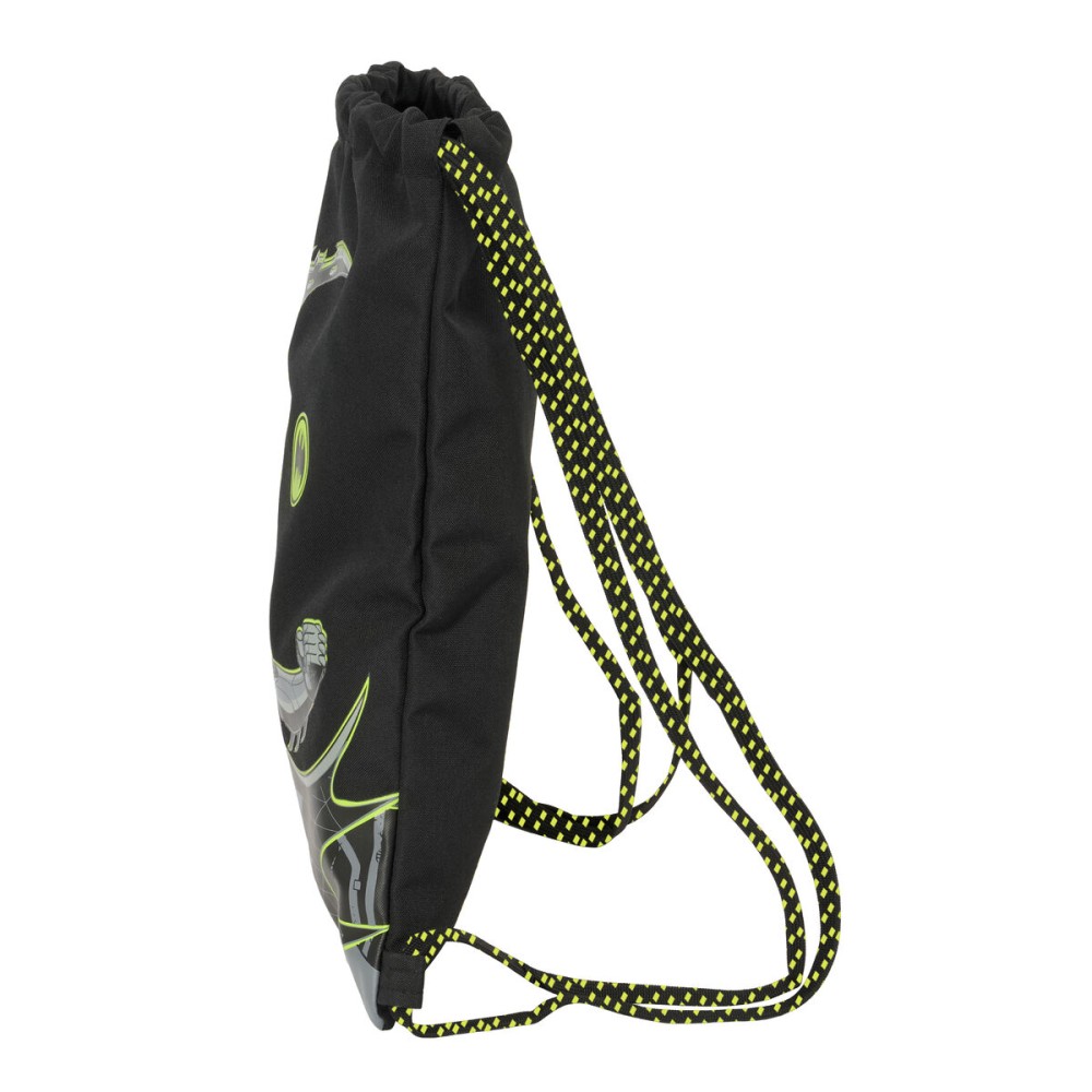 Rucksacktasche mit Bändern Batman Game over Schwarz 35 x 40 x 1 cm
