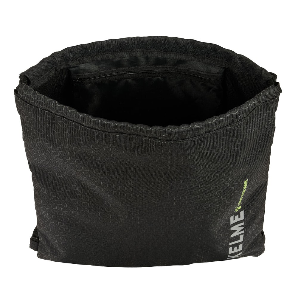 Sac à dos serré par des ficelles Kelme Iron Noir 35 x 40 x 1 cm
