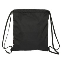 Sac à dos serré par des ficelles Kelme Iron Noir 35 x 40 x 1 cm