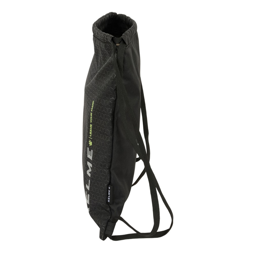 Sac à dos serré par des ficelles Kelme Iron Noir 35 x 40 x 1 cm