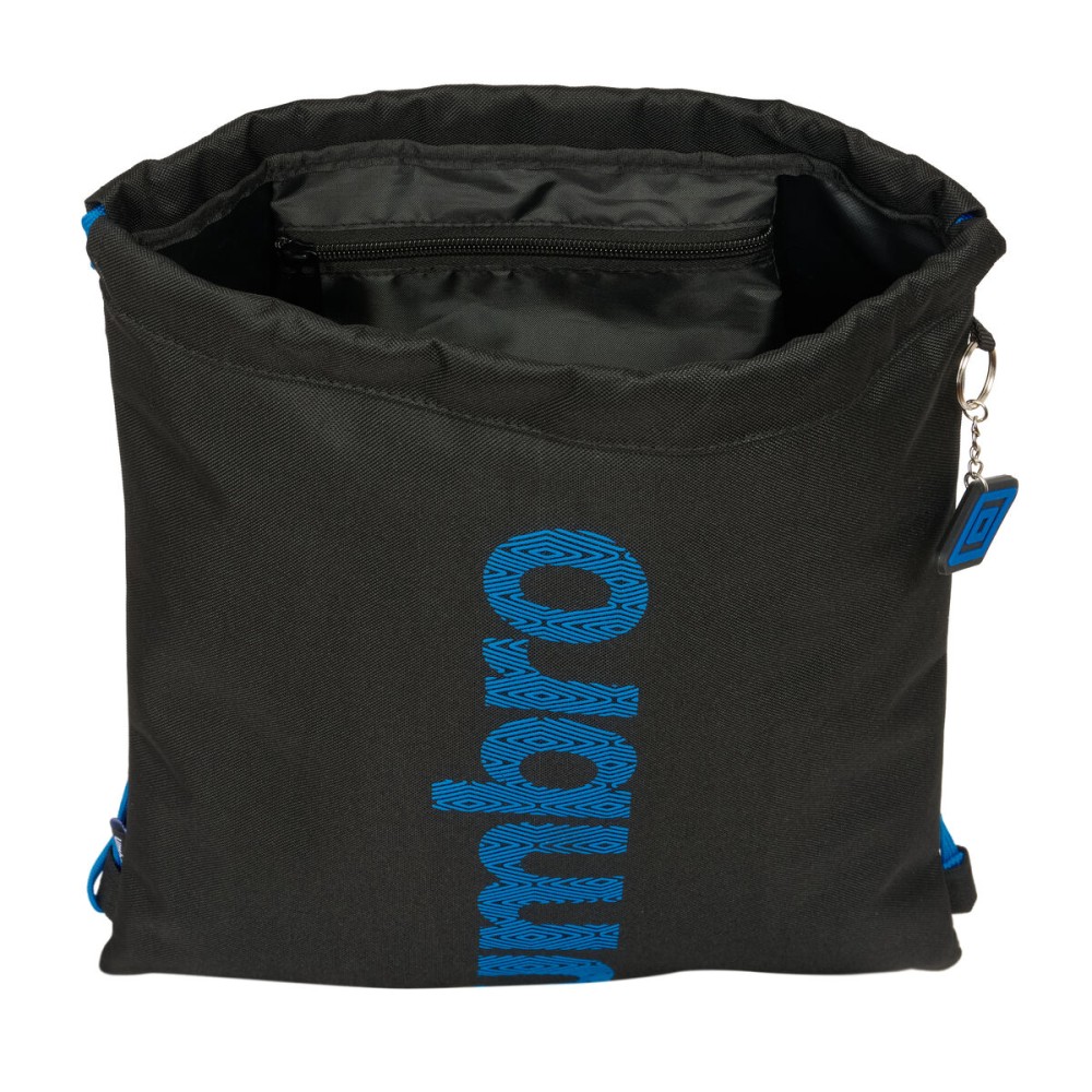 Sac à dos serré par des ficelles Kelme Jet black Noir 35 x 40 x 1 cm