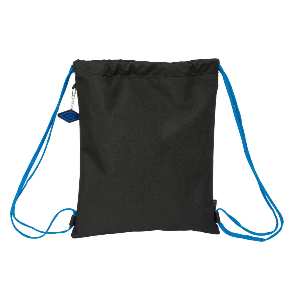 Sac à dos serré par des ficelles Kelme Jet black Noir 35 x 40 x 1 cm