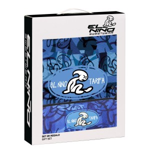 Geschenkset El Niño Roller Blau Schwarz 2 Stücke