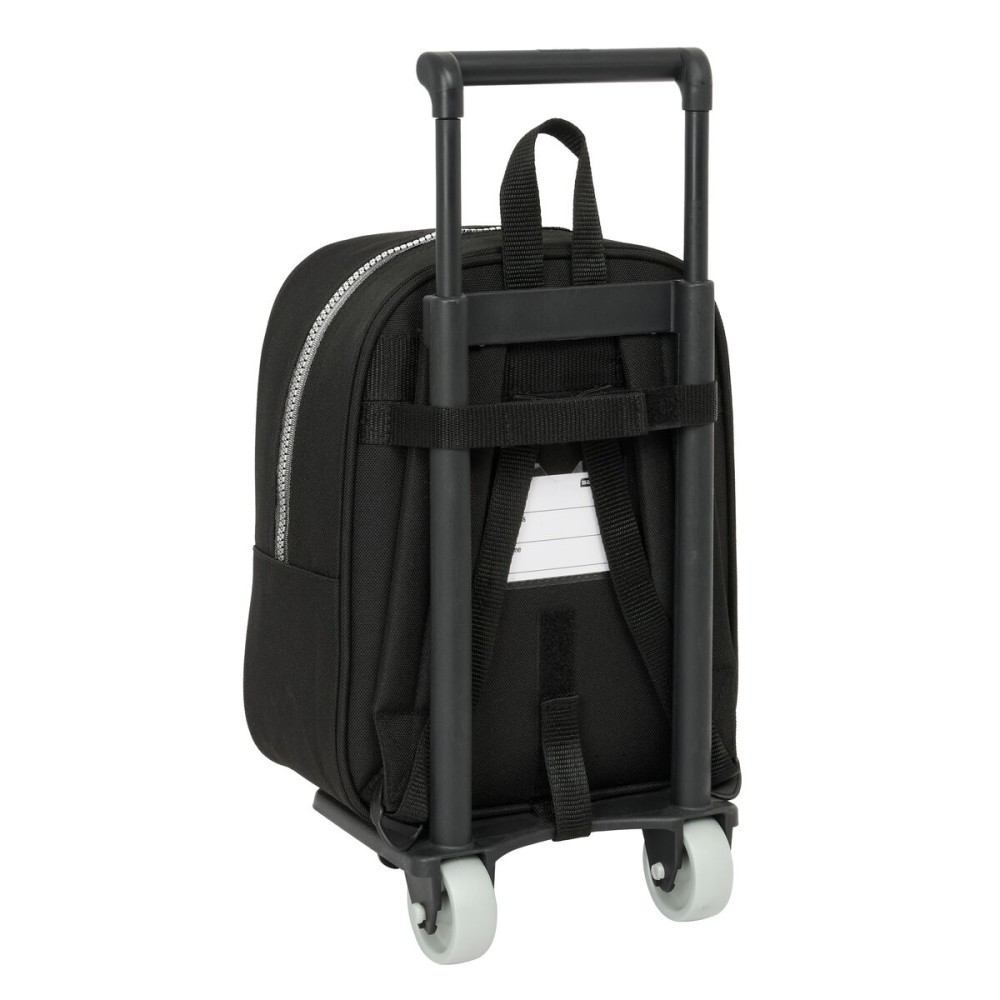 School Rucksack with Wheels Batman Game over Black 22 x 27 x 10 cm