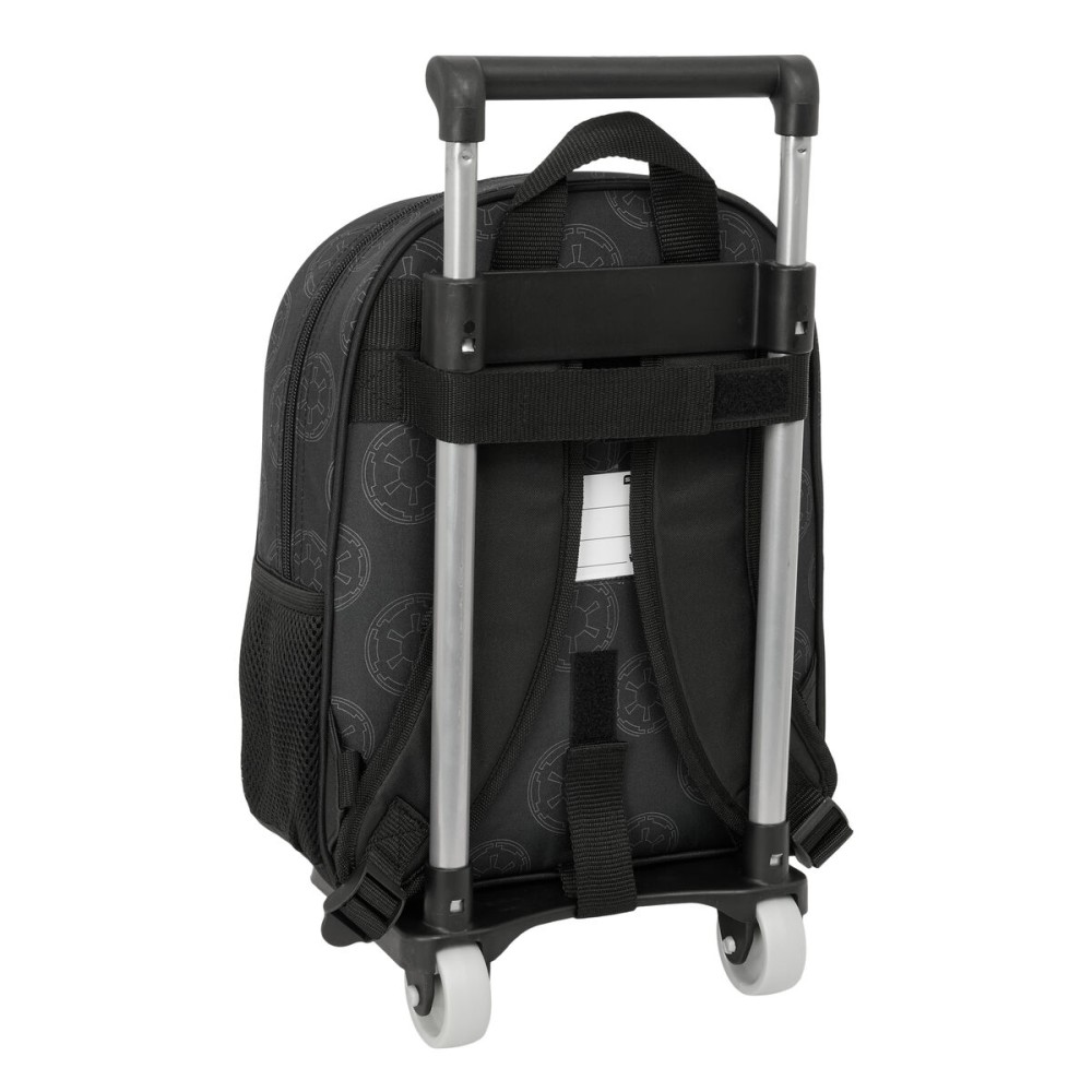 Schulrucksack mit Rädern Star Wars Rebellion Schwarz 27 x 33 x 10 cm