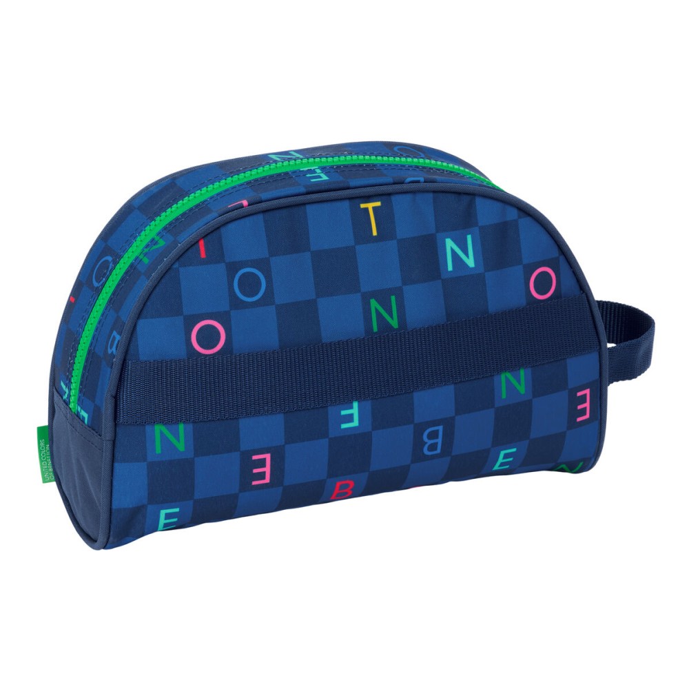 Travel Vanity Case Benetton Damero Navy Blue 28 x 18 x 10 cm
