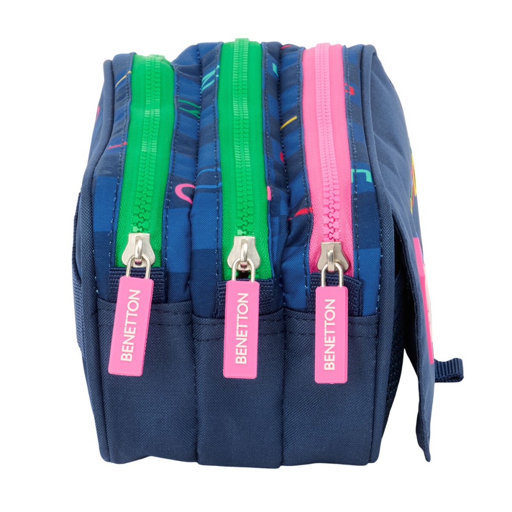 Allzwecktasche Benetton Damero Marineblau 21,5 x 10 x 8 cm