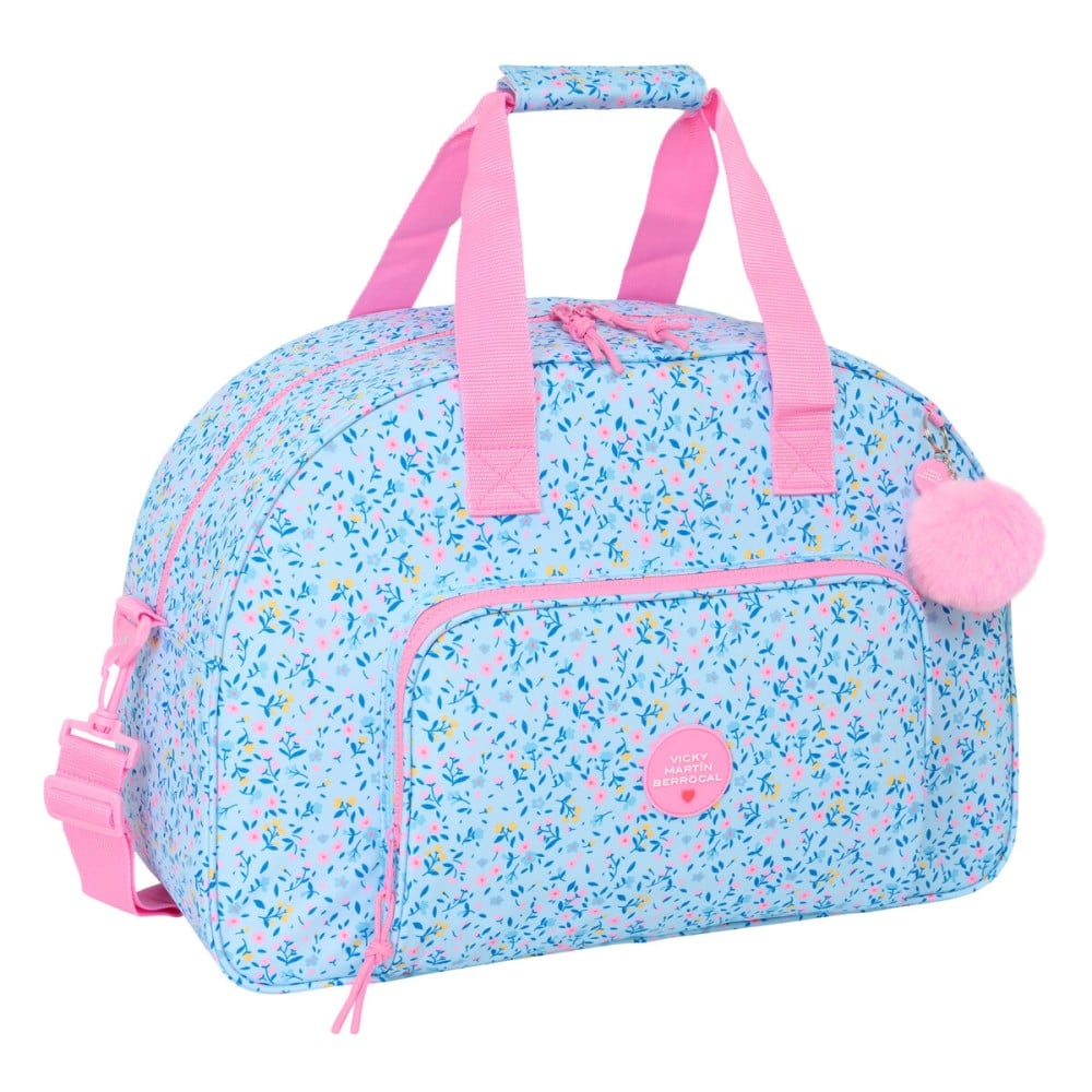 Sporttasche Vicky Martín Berrocal Paraíso Rosa Hellblau 48 x 33 x 21 cm