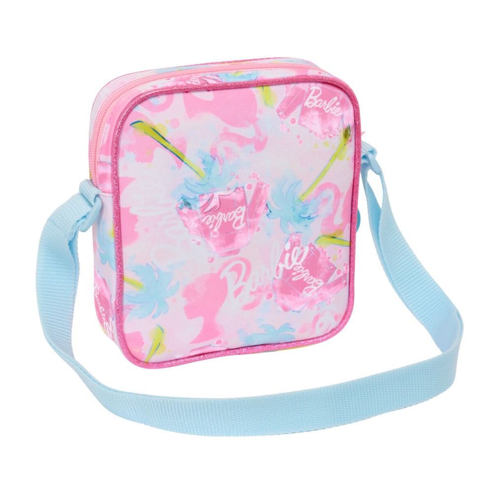 Umhängetasche Barbie Painterly Rosa Himmelsblau 16 x 18 x 4 cm