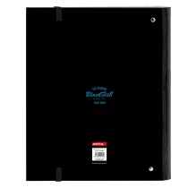 Reliure à anneaux BlackFit8 California Bleu Noir 27 x 32 x 3.5 cm