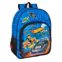 Schulrucksack Hot Wheels Let's race Blau Schwarz 33 x 42 x 14 cm
