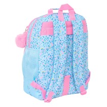 School Bag Vicky Martín Berrocal Paraíso Blue Pink 32 x 42 x 15 cm