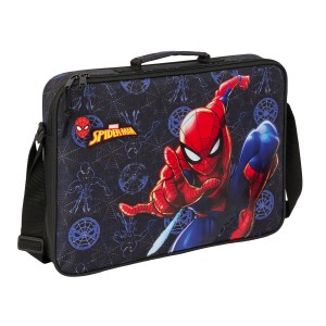 Cartable d'école Spider-Man Attack Noir 38 x 28 x 6 cm