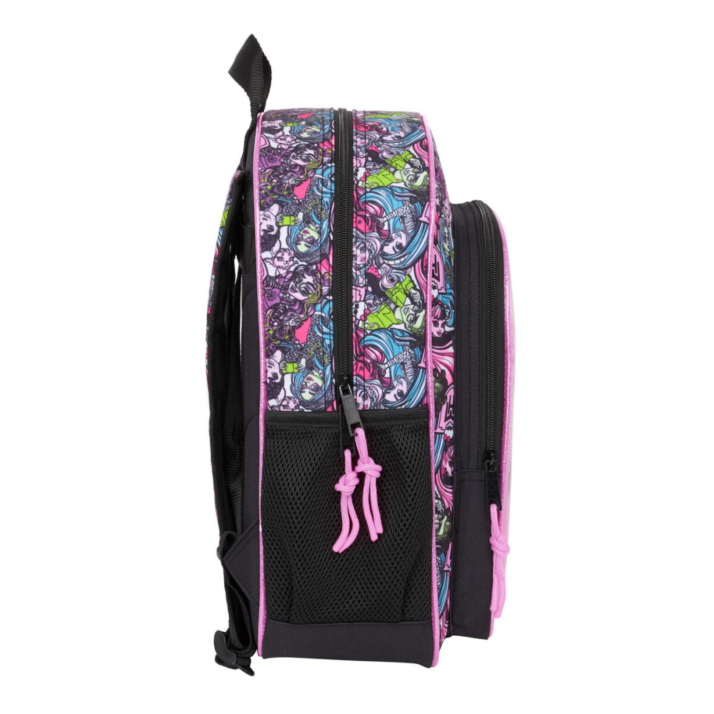 School Bag Monster High Drama Multicolour 32 x 38 x 12 cm