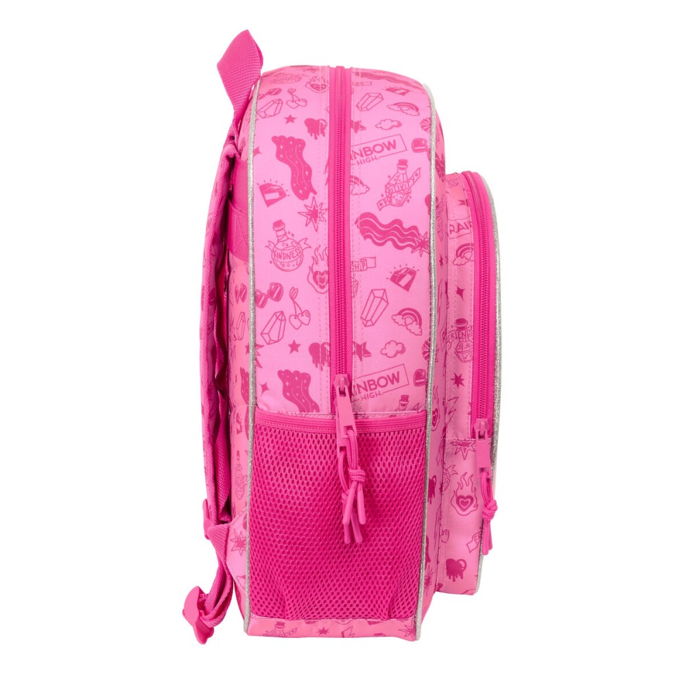 Schulrucksack Rainbow High Shine Bunt 32 x 38 x 12 cm