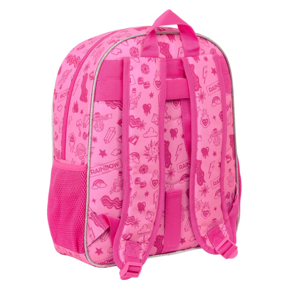 Schulrucksack Rainbow High Shine Bunt 32 x 38 x 12 cm