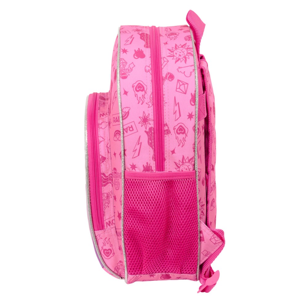 Schulrucksack Rainbow High Shine Bunt 28 x 34 x 10 cm