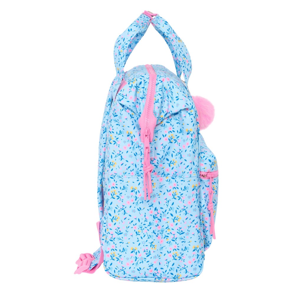 Laptop Backpack Vicky Martín Berrocal vmb Blue Pink 27 x 40 x 19 cm