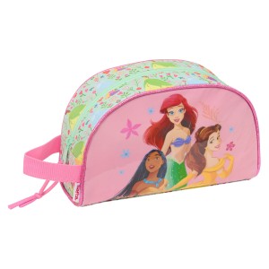 Travel Vanity Case Disney Princess Bloom Green Pink 26 x 16 x 9 cm