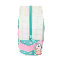 Nécessaire de Voyage Peppa Pig Pretty flowers Jaune Menthe 26 x 16 x 9 cm