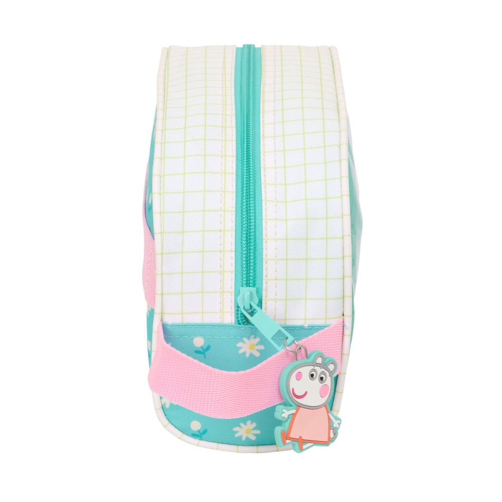 Nécessaire de Voyage Peppa Pig Pretty flowers Jaune Menthe 26 x 16 x 9 cm